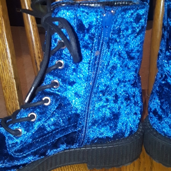 SALE Katy Perry blue boots 6.5 - Picture 2 of 7